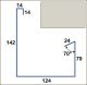 GOUTTIERE M 4M ZR8 TITANIA