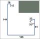 GOUTTIERE F ML ZR8 RIVERGUM