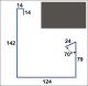 GOUTTIERE M ML ZR8 BRONZE