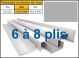 ACC MM 6P8P ZAM METALIC SILVER