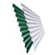 TOLE ONDULEE CHANTIER BLANC/VERT 0|55MM - 6M
